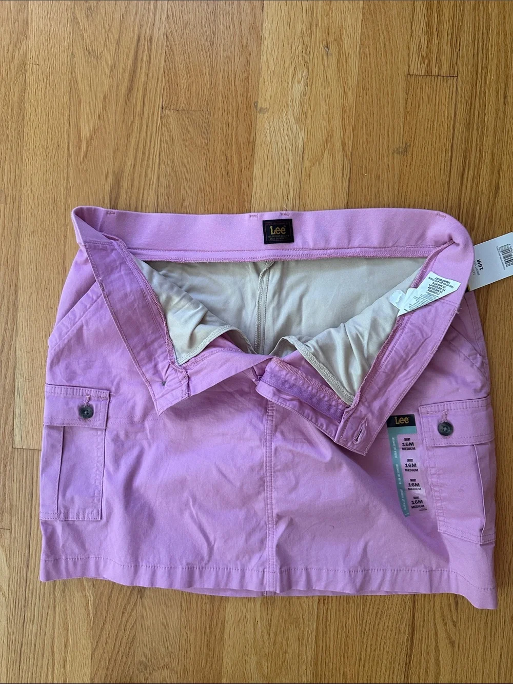 Lee pink Cargo Mini Skort